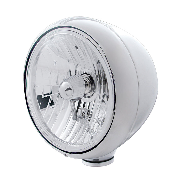 Stainless Steel Guide 682-C Style Headlight Crystal H4 Bulb