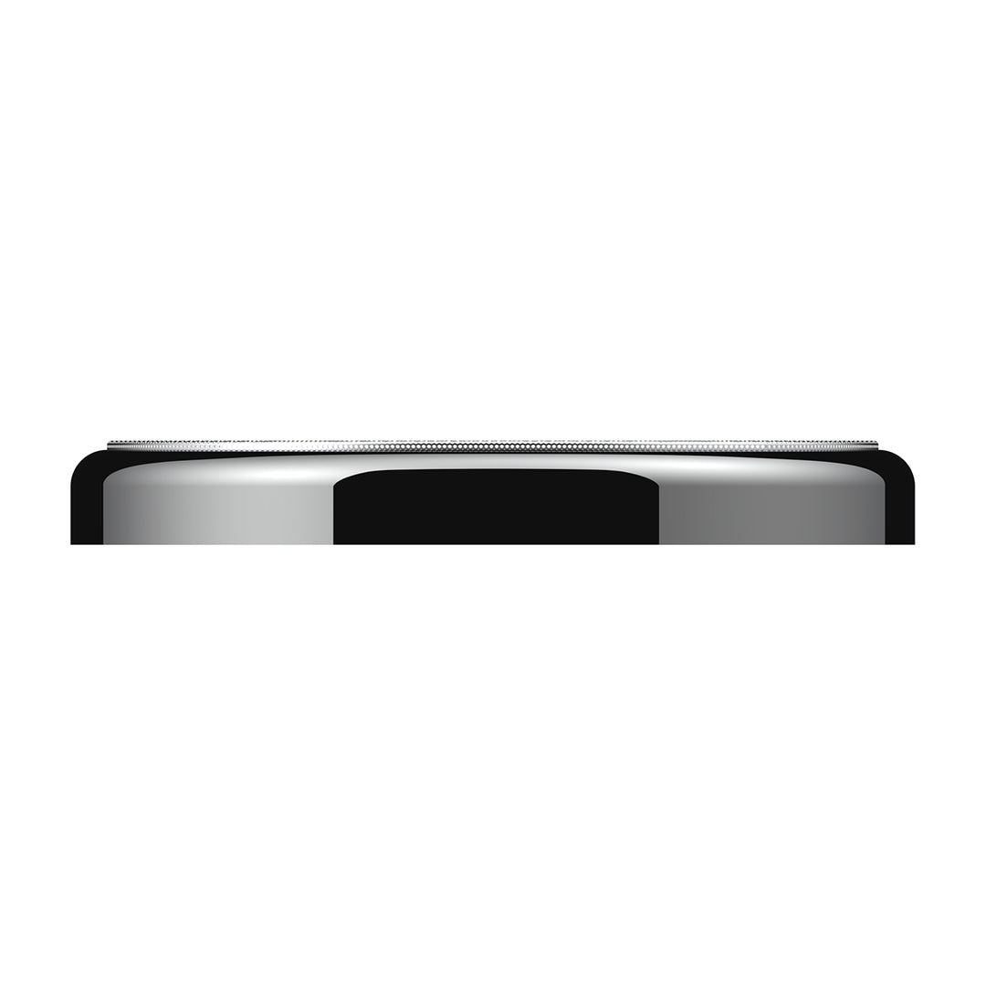Chrome 7-¼" Round Speaker Cover For Peterbilt 389 (2008+), 388 (2008-2014), 379/378/335/330 (1995-2000), Snap-On