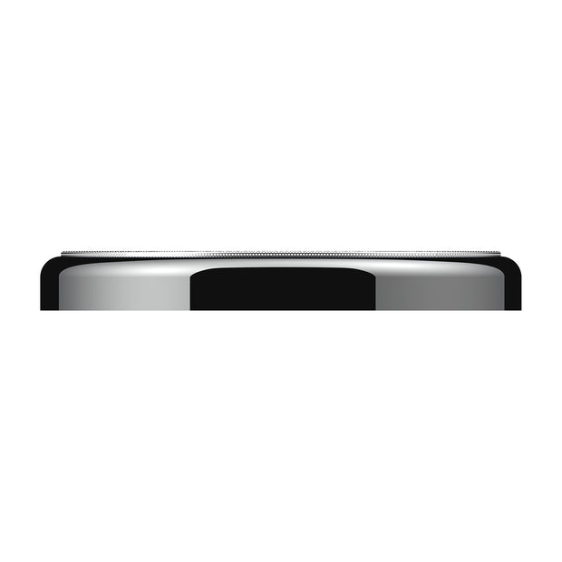 Chrome 7-¼" Round Speaker Cover For Peterbilt 389 (2008+), 388 (2008-2014), 379/378/335/330 (1995-2000), Snap-On