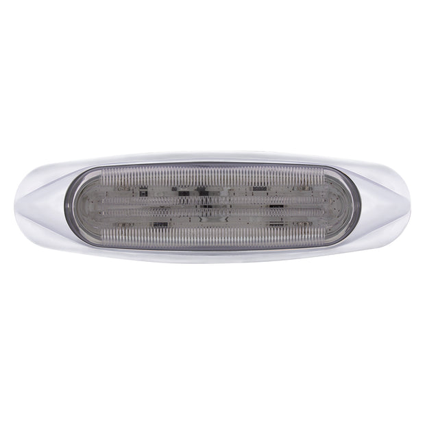 4 LED LIGHTTRACK Light (Clearance/Marker) - Red LED/Clear Lens