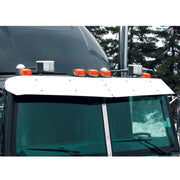 430 Stainless Plain Style Sunvisor For 2002-18 Western Star Constellation/4700 With OE Visor