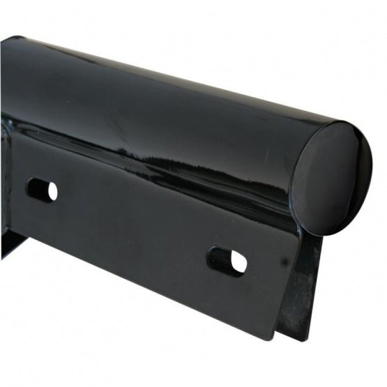 28" Black 45-Degree Angled Mud Flap Hangers - 1-1/8" Bolt Pattern (Pair)