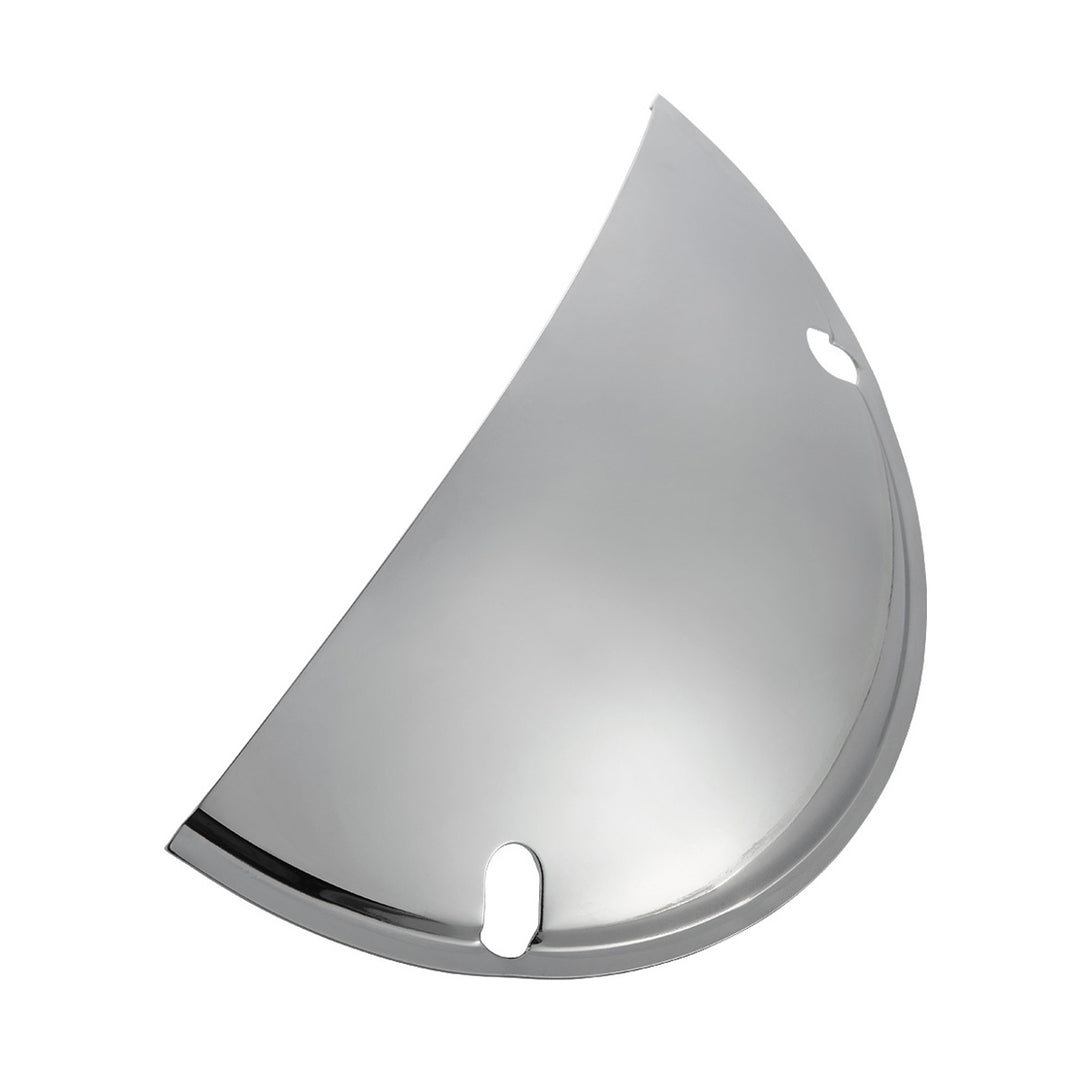 Chrome Half-Moon Shield For 7" Headlight (Pair)