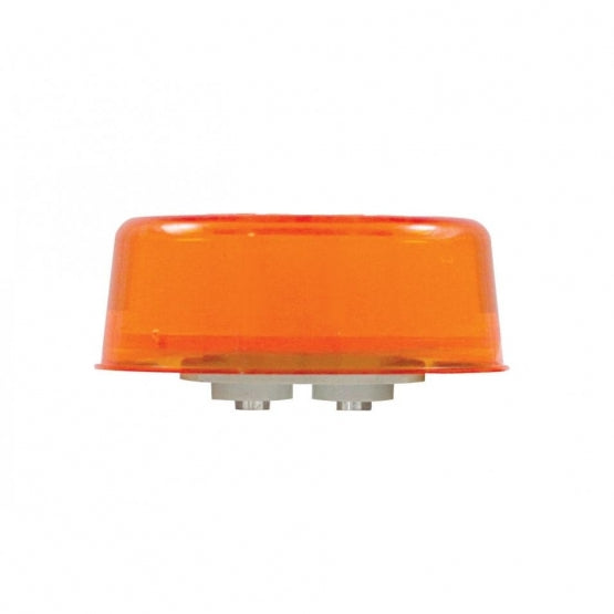 6 LED 2" Round GloLight (Clearance/Marker) - Amber LED/Amber Lens