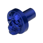 Skull Air Valve Knob - Indigo Blue