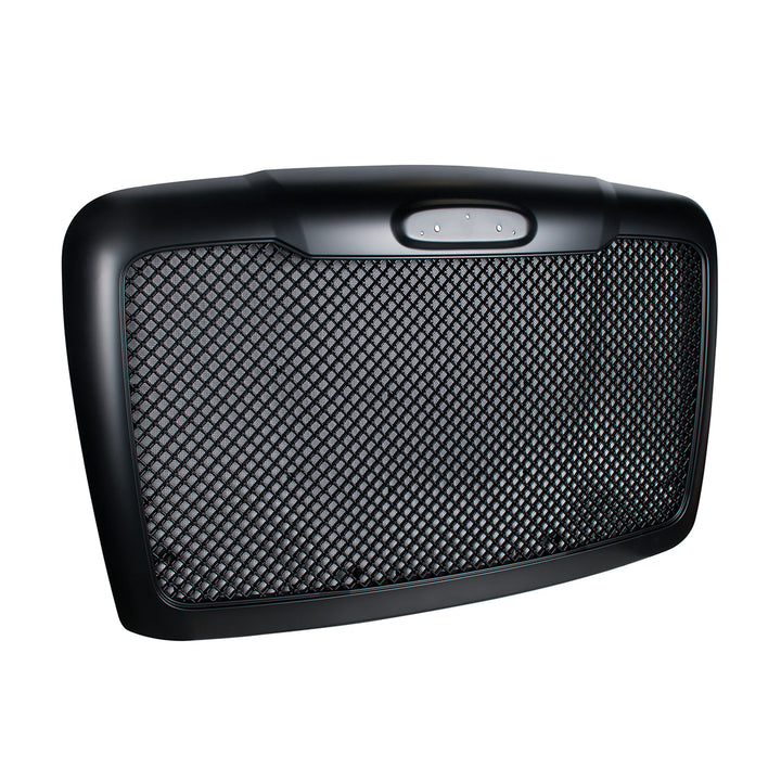 Mesh Black Grille With Bug Screen &amp; Logo Mount Made For 2008-2017 Freightliner Cascadia