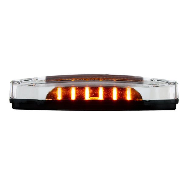 6 Amber LED Light (Clearance/Marker) With 6 Amber LED Side Ditch Light