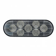 7 LED Oval Light (Stop, Turn & Tail) - Red LED/Clear Lens