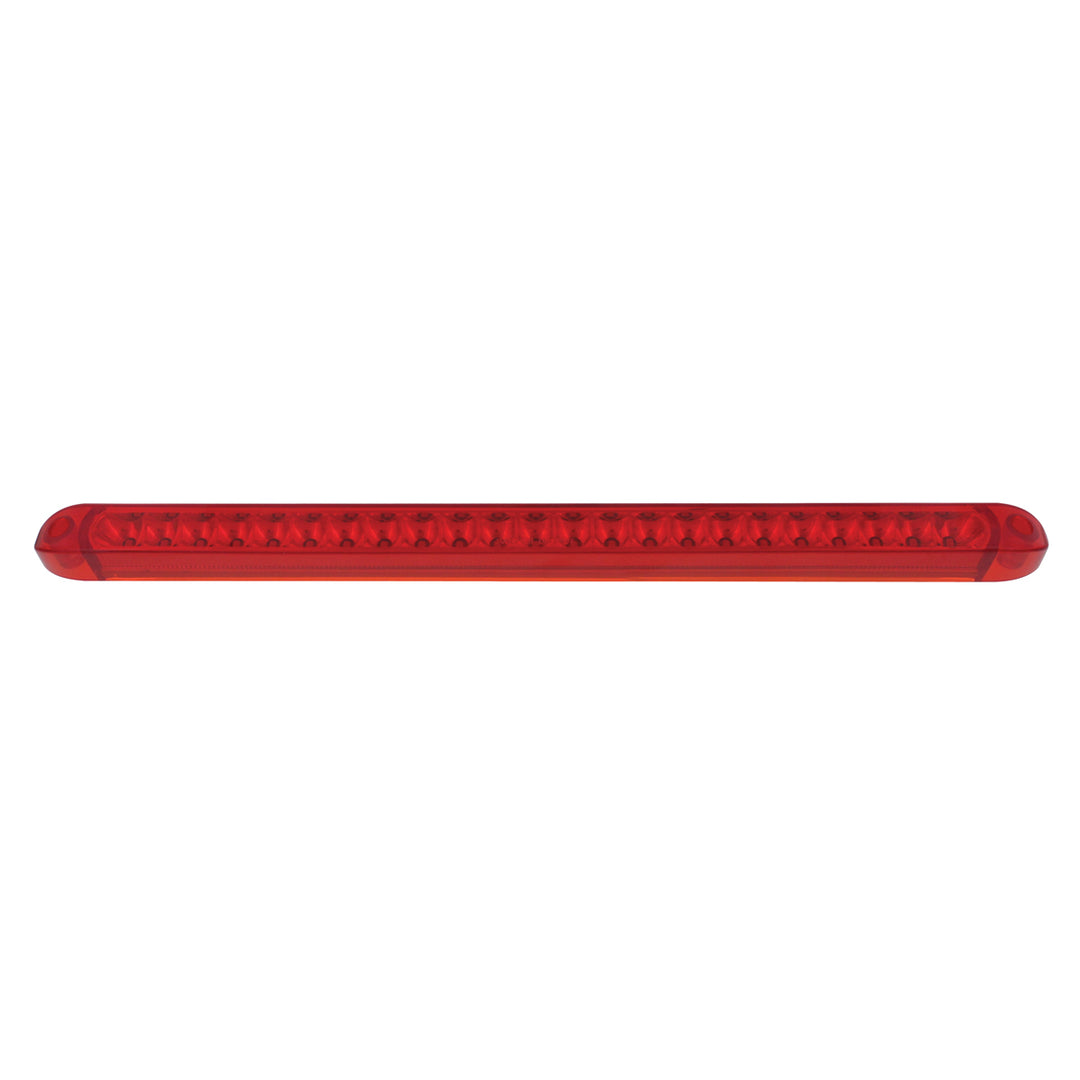 23 SMD LED 17-1/4" Reflector Light Bar Only (Stop, Turn &amp; Tail) - Red LED/Red Lens