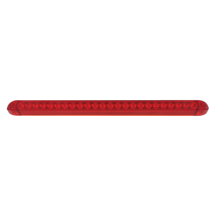 23 SMD LED 17-1/4" Reflector Light Bar Only (Stop, Turn &amp; Tail) - Red LED/Red Lens