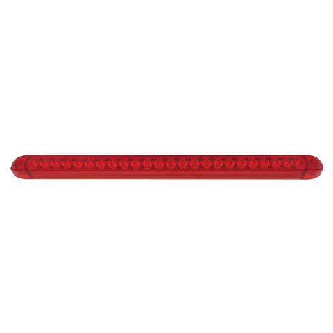 23 SMD LED 17-1/4" Reflector Light Bar Only (Stop, Turn & Tail) - Red LED/Red Lens