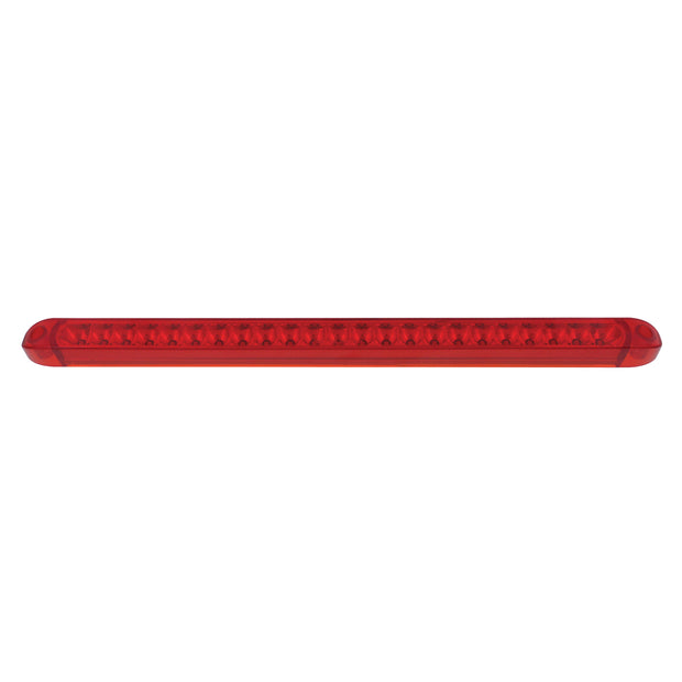 23 SMD LED 17-1/4" Reflector Light Bar Only (Stop, Turn & Tail) - Red LED/Red Lens