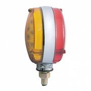 42 LED Reflector Double Face Turn Signal Light - Amber & Red LED/Amber & Red Lens