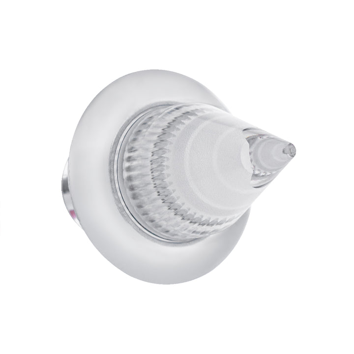 4 LED Dual Function 3/4" Mini Spike Light With SS Bezel (Clearance/Marker) - Amber LED/Clear Lens