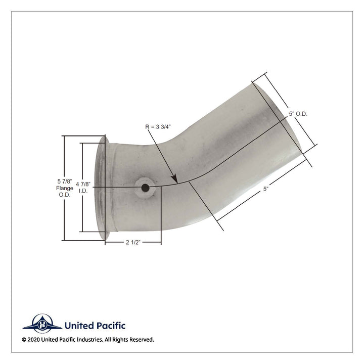 Aluminized Exhaust Elbow For Freightliner Classic 04-16460-009