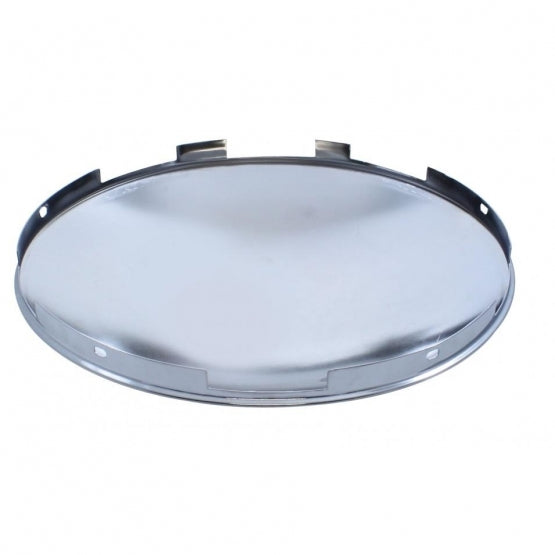 6 Uneven Stainless Steel Dome Front Hubcap - 7/16" Lip