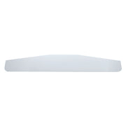 4" X 24" Chrome Standard Bottom Mud Flap Plate - Welded Stud (Card of 2)