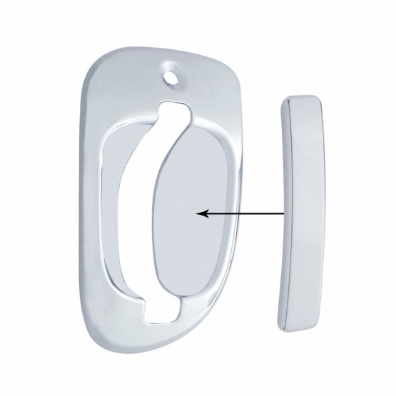 Chrome Exterior Door Handle Cover For Freightliner Cascadia (2008-2017) And M2 (2004+) - Driver