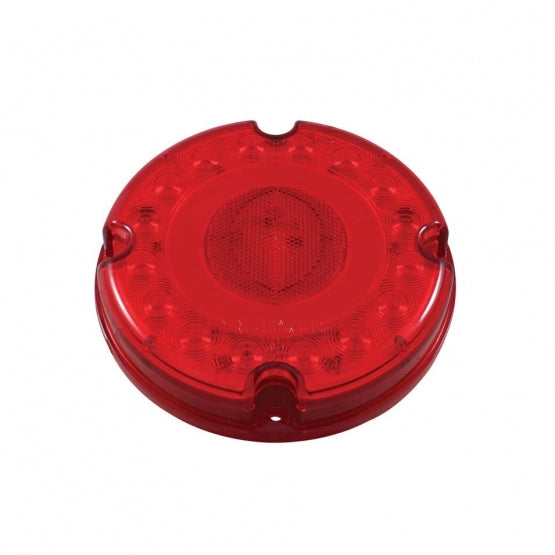 32 LED 7" GloLight (Stop, Turn &amp; Tail) - Red LED/Red Lens