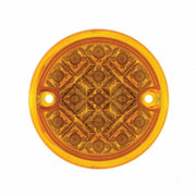 30 LED 3" Dual Function Reflector Double Face Light Kit - Amber & Red LED/Amber & Red Lens