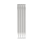 120" 430 Stainless Steel (16ga) Beaded Edge Ribbed Full Fender 60" Spread - SR Series (Pair)
