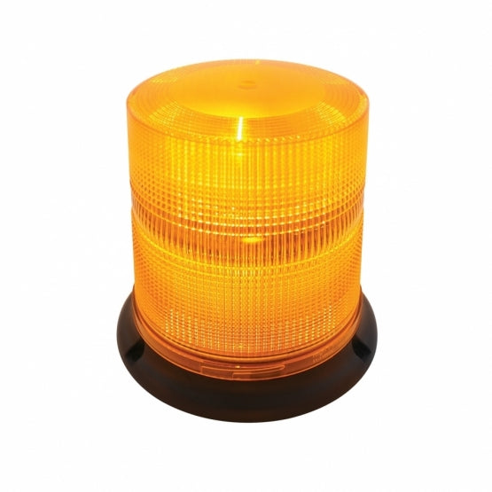 3 High Power LED 6" Round Beacon Light - Permanent Mount