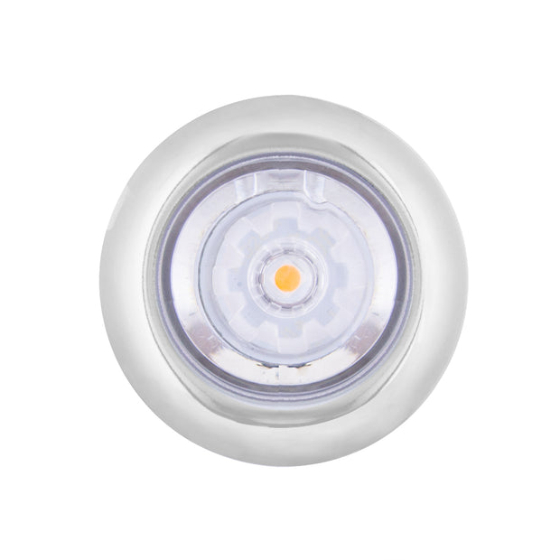 LED Single Function ArcBlast 3/4" Mini Light (Clearance/Marker) - Amber LED/Clear Lens
