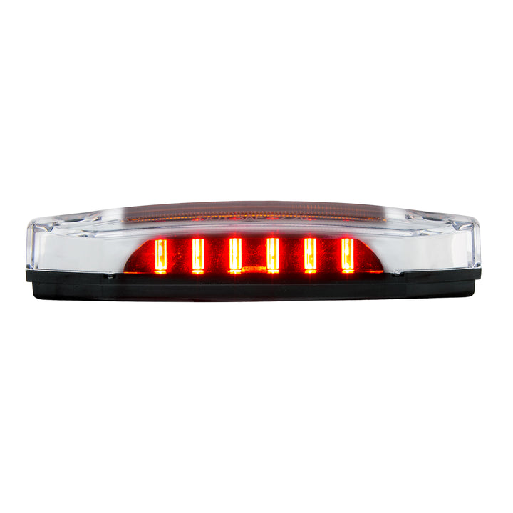 6 Amber LED Light (Clearance/Marker) With 6 Red LED Side Ditch Light