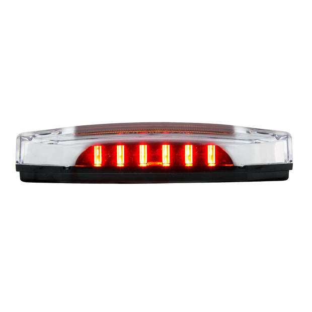 6 Amber LED Light (Clearance/Marker) With 6 Red LED Side Ditch Light