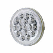 15 LED 2-3/8" Turn Signal Light For Motorcycle- Amber LED/Clear Lens