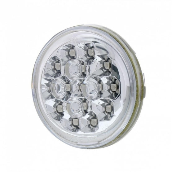 15 LED 2-3/8" Turn Signal Light For Motorcycle- Amber LED/Clear Lens