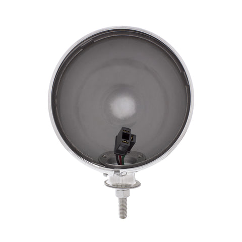 7" Chrome Dietz Style Headlight Housing Only and 34222 Pigtail (Pair)