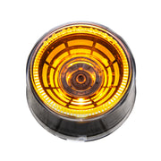 4 LED 2" Round Abyss Light (Clearance/Marker) - Amber LED/Clear Lens