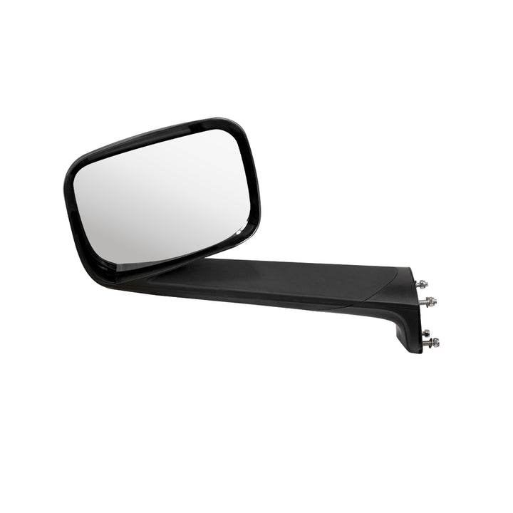 Chrome Hood Mirror Assembly W/ Sequential LED Lights For 2018-2024 Freightliner Cascadia - Driver/Heated