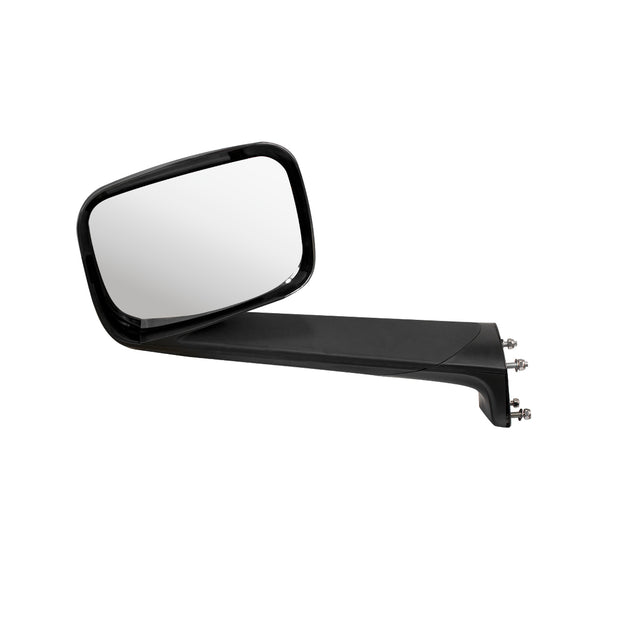 Chrome Hood Mirror Assembly W/ Sequential LED Lights For 2018-2024 Freightliner Cascadia - Driver/Heated
