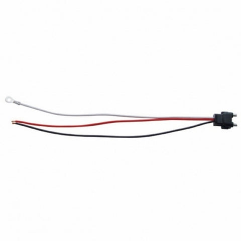 12 LED 4" Round Reflector Light Kit (Stop, Turn & Tail) - Red LED/Red Lens