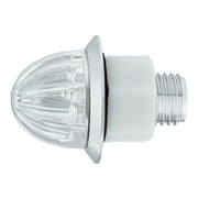 2 LED Dual Function 3/4" Mini Watermelon Light (Clearance/Marker) - White LED/Clear Lens