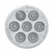 7 LED 2" Round Light (Clearance/Marker) - Amber LED/Clear Lens