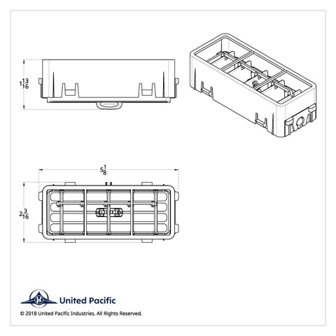 Chrome Plastic A/C Vent for 2006+ Kenworth