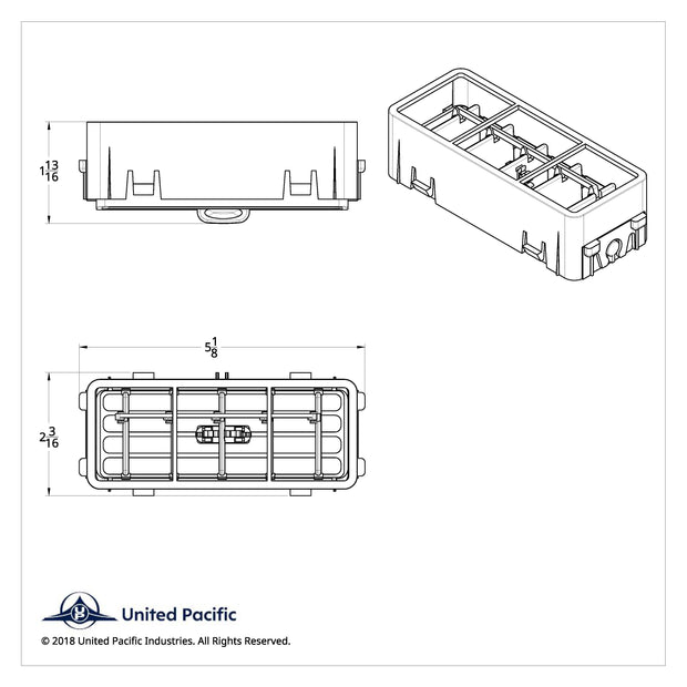 Chrome Plastic A/C Vent for 2006+ Kenworth