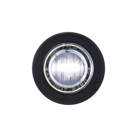 3 LED 3/4" Mini Light (Clearance/Marker) - White LED/Clear Lens