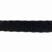 18" Perforated Leather Steering Wheel Cover - Blue