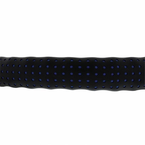 18" Perforated Leather Steering Wheel Cover - Blue