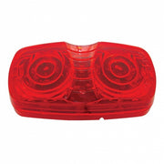 16 LED 4" X 2" Rectangular Light (Clearance/Marker)- Red LED/Red Lens