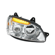 Chrome Full LED Headlight For 2008-2017 Kenworth T660-Passenger