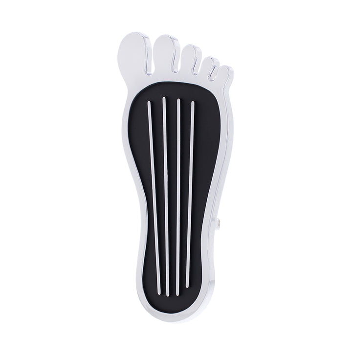 Chrome Barefoot Shape Gas Pedal Cover