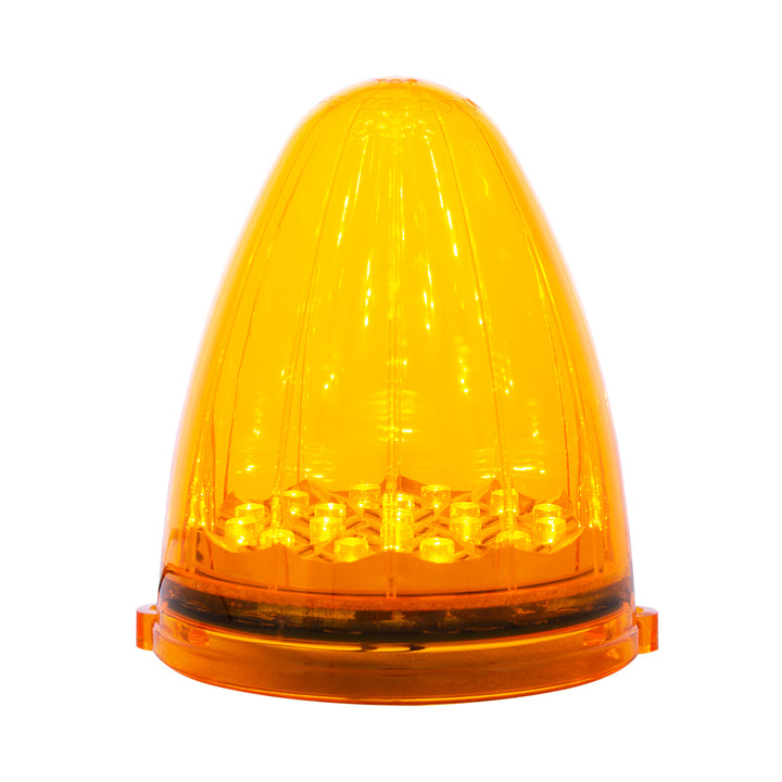19 LED Reflector Grakon 1000 Style Cab Light - Amber LED/Amber Lens