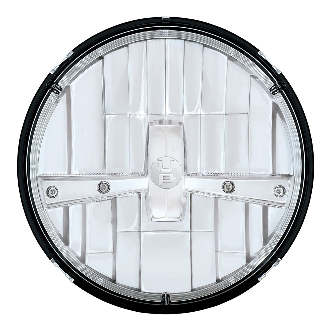 ULTRALIT - 5 High Power LED 7" Dual Function Headlight - Chrome