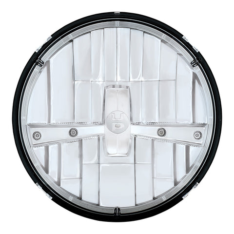 ULTRALIT - 5 High Power LED 7" Dual Function Headlight - Chrome