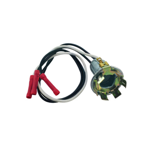 3-Wire Universal Double Contact Park, S/T/T 'Prong-Type' Light Socket w/ Butt Terminated Wires 1 Pc